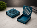 Blue Geometric Keepsake