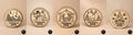 Christmas 2026 Wood Slice Ornament 5-Pack – Complete Laser-Engraved Set